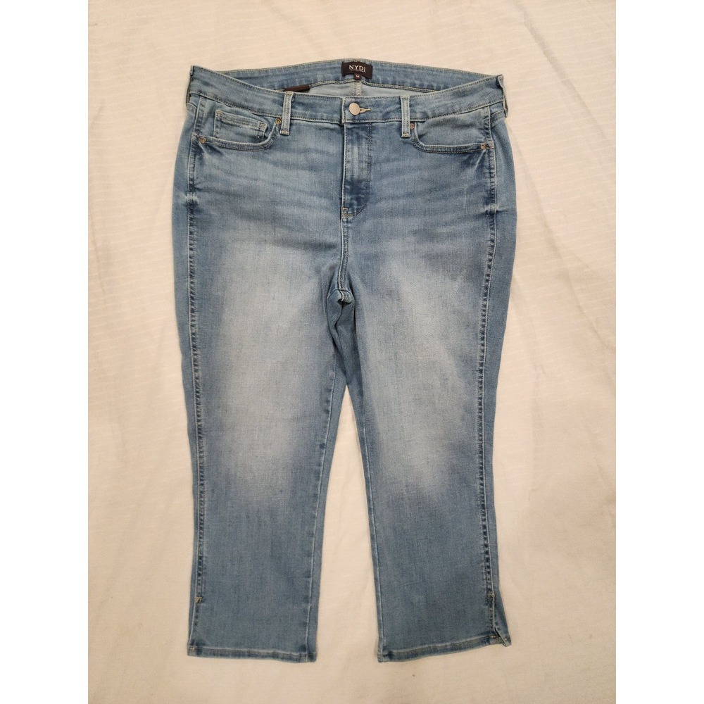 NYDJ Not‎ Your Daughter's cropped jeans capris: lift tuck technology Women's 14